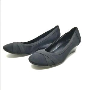 East5th East 5th Sasha Wedge Pumps Flex Form Black Size 10M